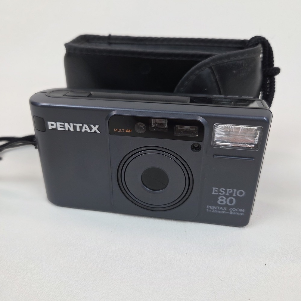 Pentax ESPIO 80 Zoom 35-80 AF Point & Shoot Film Camera Clean